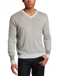 Perry Ellis Men's Long Sleeve V-Neck Sweater