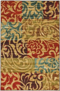 Townhouse Rugs Carnival Multi 8-Feet  by 10-Feet  Area Rug