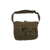 Gibou Khaki Green Ladies Canvas Shoulder Messenger Bag-