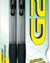 Pilot G2 Mechanical Pencils, 0.7mm HB Lead, Black/Clear Barrels, 2-Pack (31100)