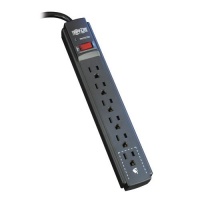 Tripp Lite TLP606B Surge Protector Strip 120V 6 Outlet 6ft Cord 790 Joule Black