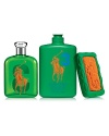 4.2 oz. Eau de Toilette + New Size 400 mL Shower Gel + Shower Sponge. All in a Big Pony Collection Shower Caddy.