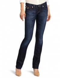 True Religion Women's Billy Straight Jeans, Assasination, 26