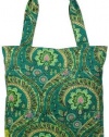 Amy Butler for Kalencom Sarah Tote - Feather Paisley Peacock