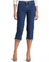 Not Your Daughter's Jeans Women's Petite Fiona Roll Cuff Crop Jean