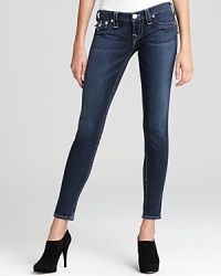 Meet your new go-to skinny jeans. These True Religion skinnies look great with flats or ankle boots, and are super comfortable thanks to the little bit of stretch in the construction.