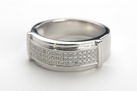 925 Silver Cz Wedding Band