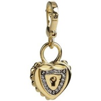 Juicy Couture Heart Padlock Charm