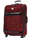 Ricardo Beverly Hills Luggage Savannah 28 Inch 2-Compartment Spinner Upright, Ruby Leopard, Large