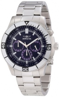 Invicta Men's 12840 Specialty Chronograph Blue Dial Watch