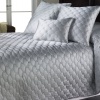 Barbara Barry Dream Silk Quilted European Sham Mist