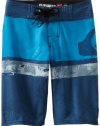 Quiksilver Boys 8-20 Cypher Kelly Nomad Boardshort, Vintage Blue, 26