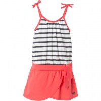 Roxy Kids Girls 2-6X Heatwave Dress, New Black Stripe, 2T