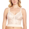 Carnival Womens Full Figured Wide Strap Longline Bra