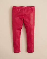 A soft cotton legging by Little Ella finishes her essentials wardrobe.