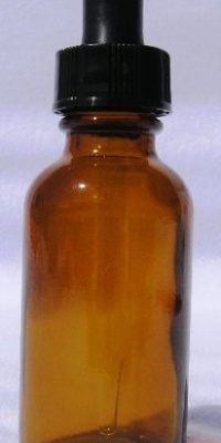 Glass Amber Bottles 2 oz with glass dropper (12 each)