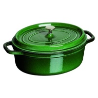 Staub Mini .25 Quart Oval Cocotte, Basil