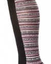 Jessica Simpson Women's Heart Fairisle and Solid 2 Pair Knee High Sock Pack