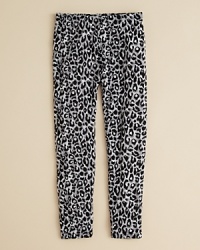 An animal print legging from Sofi blends a touch of camp into your gal's flashy, fashion-forward look.