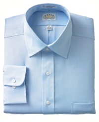 For a dapper dress shirt with non-iron ease, get this elegant Eagle button-down.