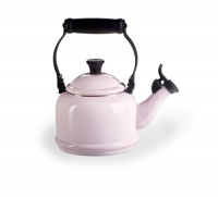 Le Creuset Demi Enamel-on-Steel 1-1/4-Quart Kettle, Pink