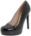 Chinese Laundry Women's Whistle Platform Pump,Black Patent,7 M US