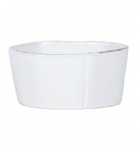 Vietri Lastra White Medium Serving Bowl 8.5 in