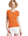 Bailey 44 Women's Short Sleeve Basic Tee, Orange, Large