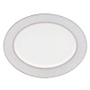 Lenox Pearl Beads Oval Platter, 13-Inch