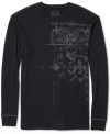 Warm up and look good in this stylish graphic thermal by Retrofit.