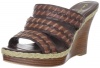 Cole Haan Women's Vanessa Air Platform Sandal,Chestnut/Sequoia/Cove,7.5 B US