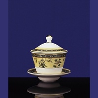 Spice up your entertaining with a pattern as captivating and colorful as the country that is its namesake. Bone china.