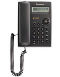 Panasonic KX-TSC11B Corded Phone with Caller ID, Black