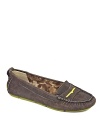 Slip into these driving moccasin-style flats and you will be ready to keep rolling all day; by Sam Edelman.