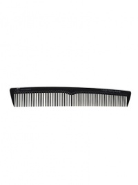 T3 Anti-Static Carbon ionic combs are professional quality, forged from Tourmaline and Carbon and as a result they will resist the heat of modern high-temperature styling tools. Long body with well-spaced teeth distributes hair through plates, perfect to use together with a flatiron -- the professional's secret for an extra straight and sleek finish. 2 X 8 