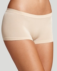 Smooth, sleek boy shorts from Wacoal give you a seamless silhouette without sacrificing comfort. Style # 832275.