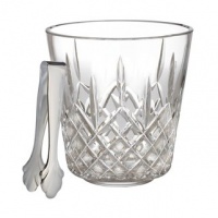 Waterford Lismore Ice Bucket with Tongs