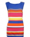 Lauren Ralph Lauren Womens Stripe Tank Plus Multi-color