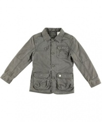 GUESS Kids Boys Cargo Pocket Hunter Jacket, DARK GREY (16/18)