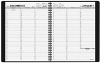 AT-A-GLANCE Recycled Weekly Appointment Book, 8 x 11 Inches, Black, 2013 (70-950-05)