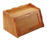 Mountain Woods Rattan Bread Box