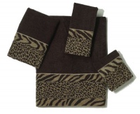 Avanti Cheshire 4-Piece Towel Set, Java