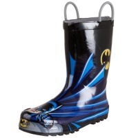 Western Chief Batman Rain Boot (Toddler/Little Kid/Big Kid),Black,13 M US Little Kid