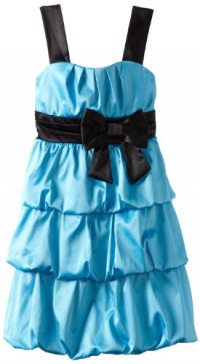 Ruby Rox Kids Girls 7-16 Triple Bubble Dress, Teal, 16