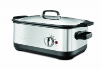 Breville BSC560XL Stainless-Steel 7-Quart Slow Cooker with EasySear Insert