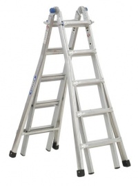 Werner MT-22 300-Pound Duty Rating Telescoping Multi-Ladder, 22-Foot