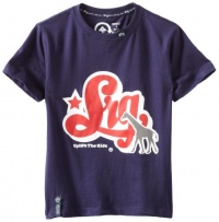 LRG - Kids Boys 2-7 Kiddy Cugat Tee, Navy, 7