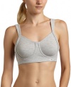 Natori Women's Underwire Sports Bra,Heather Grey,34DD