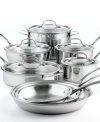 Brilliant good looks. Perfect gourmet results. Combining the long-lasting radiance of stainless steel with the superior  performance of a highly conductive, heavy-gauge aluminum core, Calphalon Tri-Ply cookware makes it easy to prepare mouthwatering meals day after day -- each more memorable than the last. Lifetime warranty.