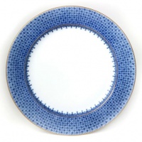 Mottahedeh Blue Lace Bread & Butter Plate 7 in